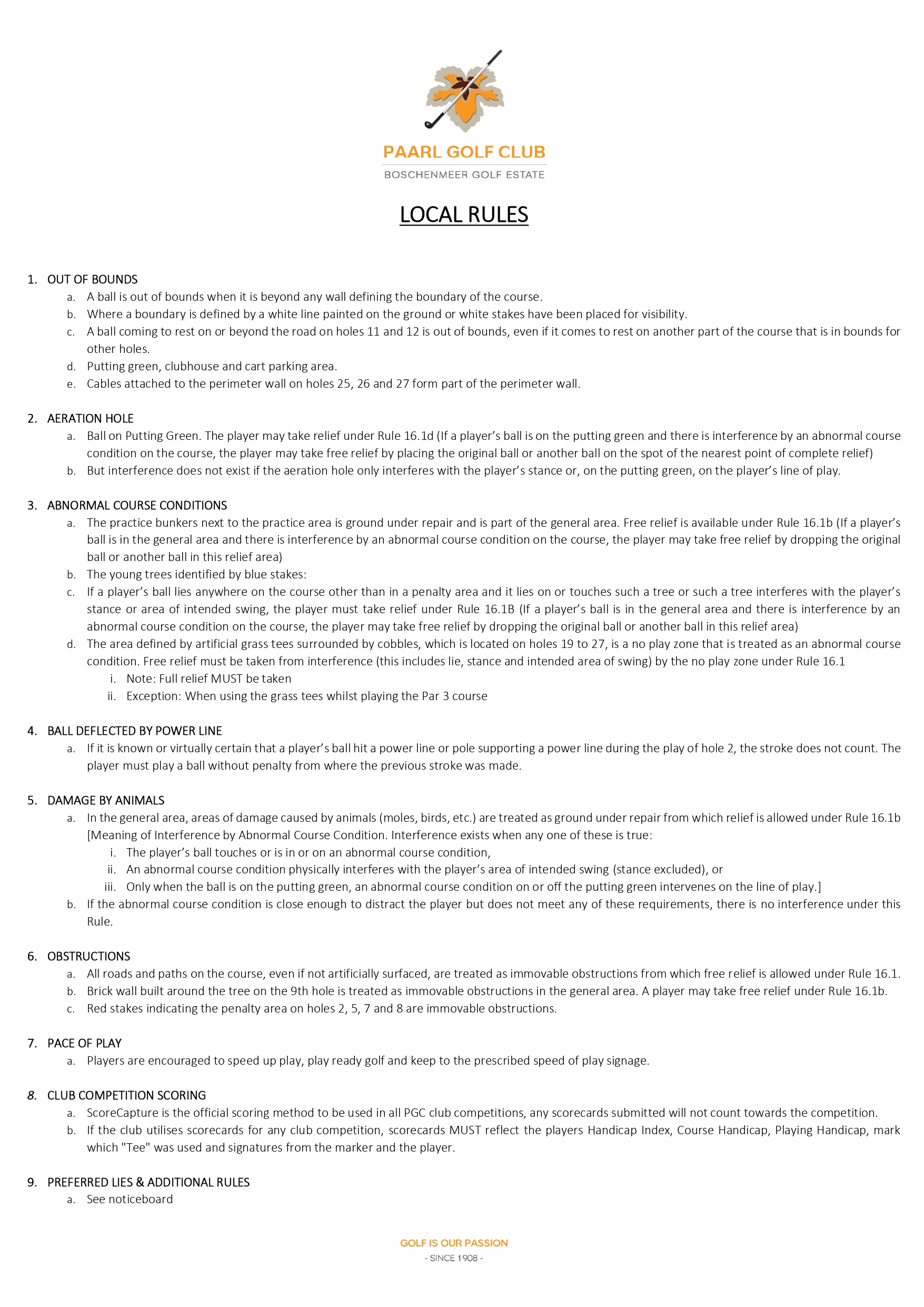 Local Rules 2023